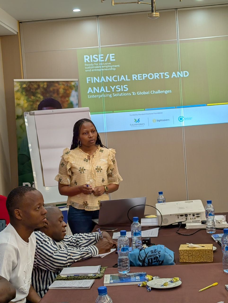 RISE/E financial analysis training session